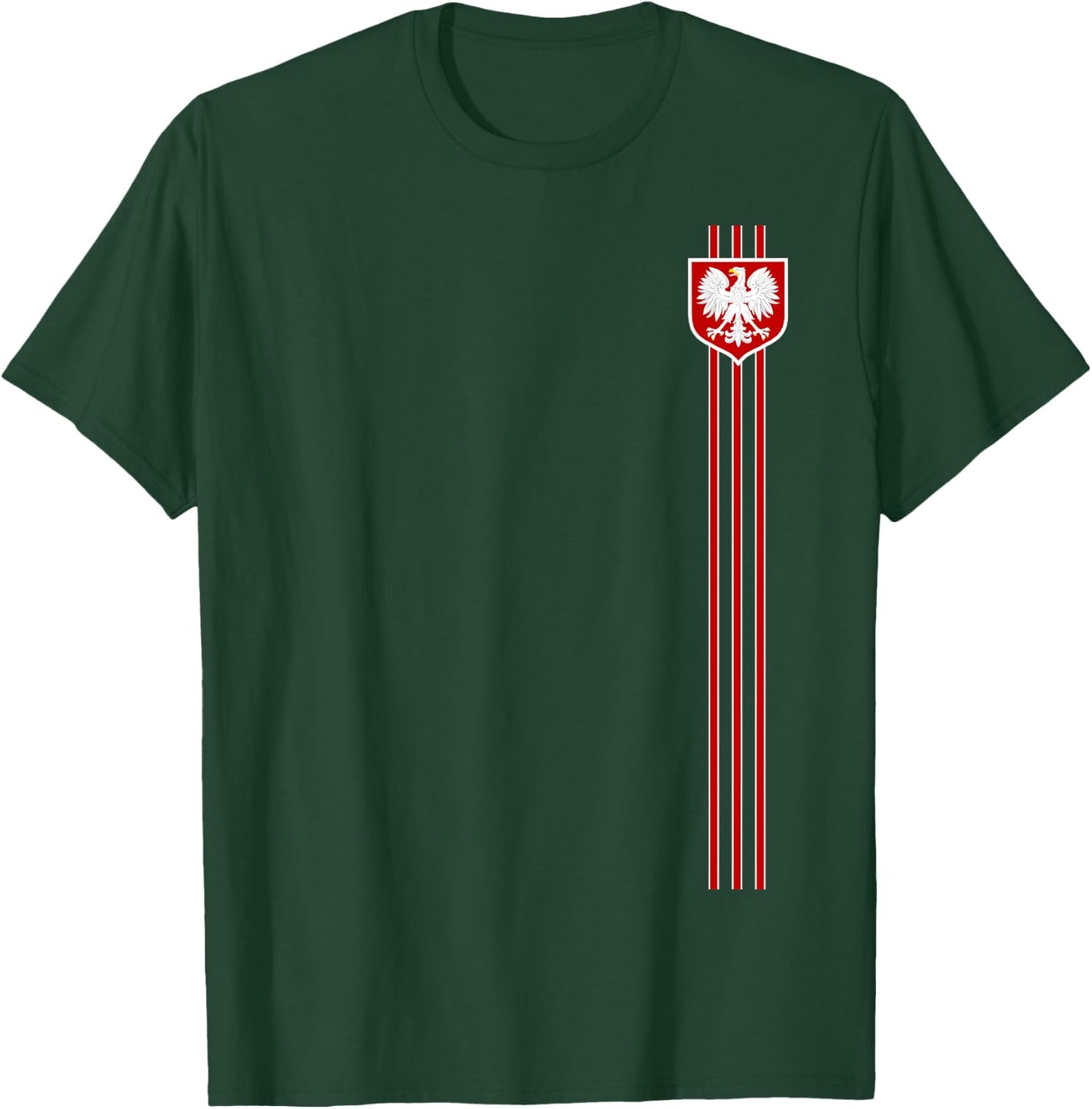 Poland For Gift Poland Poland Warsaw Flag , Black, S T-Shirt - T-Shirt | Forest