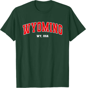 Wyoming , Black, S T-Shirt - T-Shirt | Forest