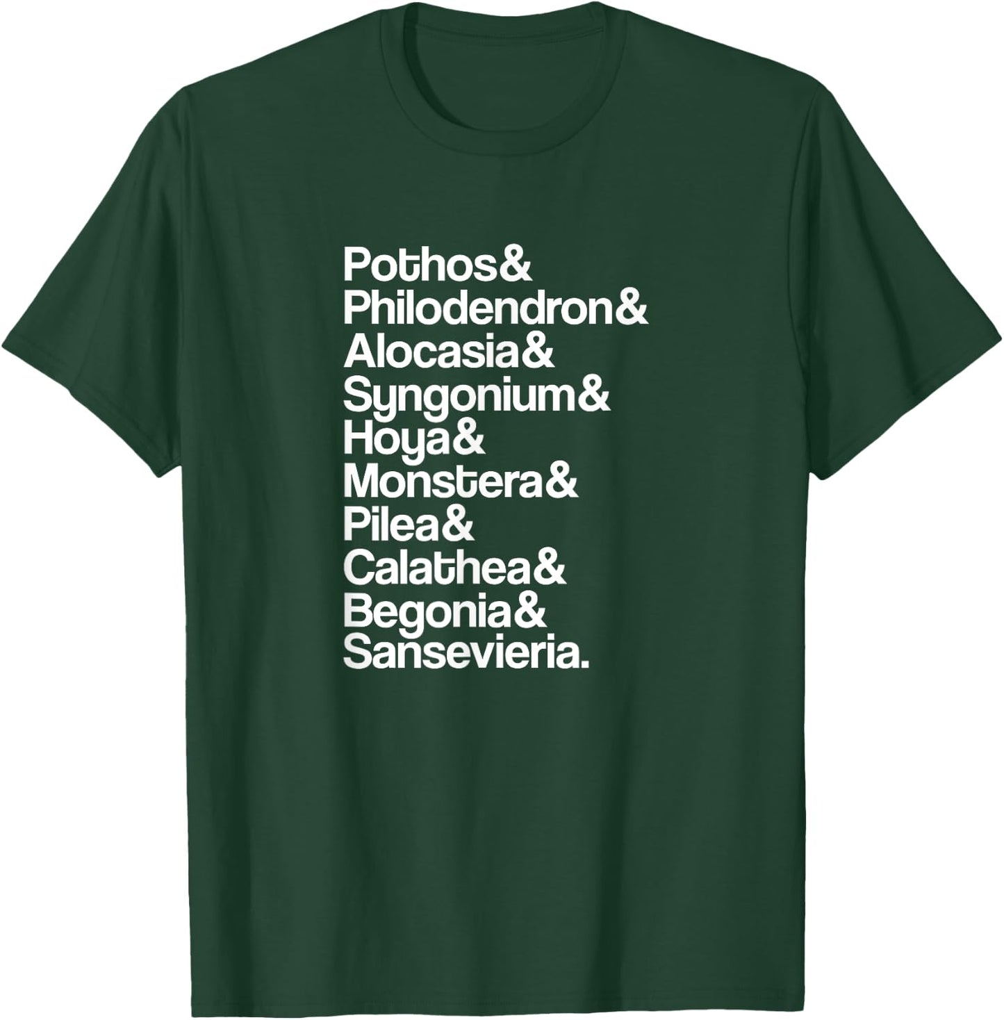Pothos Hoya Monstera Pilea Philodendron Alocasia Houseplant T-Shirt - T-Shirt | Forest
