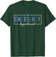 ER Nurse Emergency Department Emergency Room Gifts Adults Black 100% Polyester Modern Short Sleeve Small T-Shirt - T-Shirt | Forest