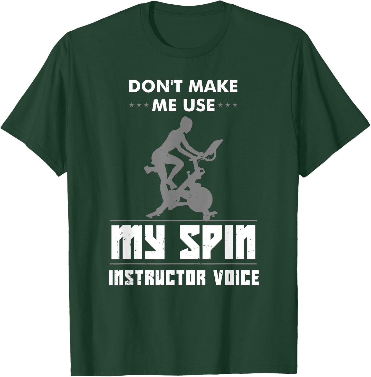 Funny Cycling Trainer Gift Indoor Biking Workout Gym T-Shirt - T-Shirt | Forest