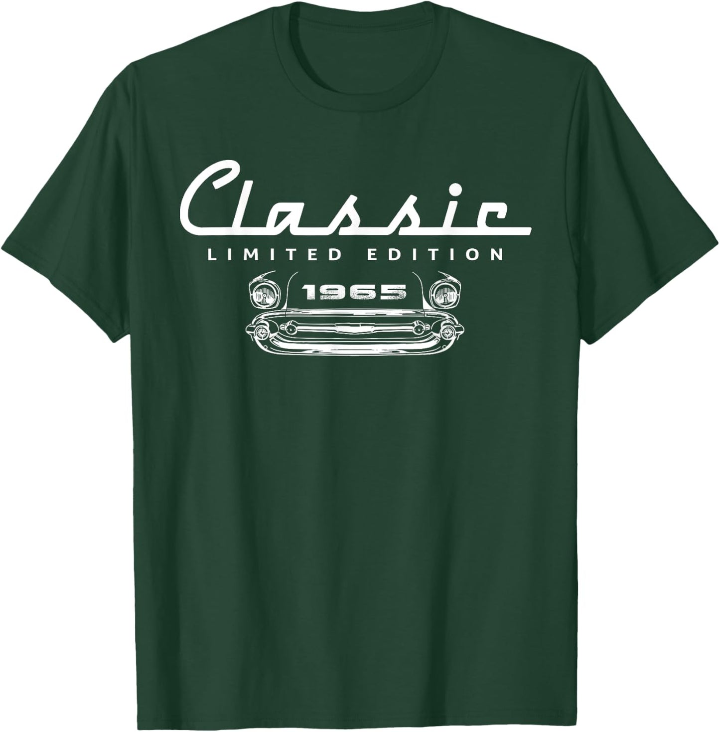 60 Year Old Limited Edition 1965 Classic Car 60th Birthday T-Shirt - T-Shirt | Forest