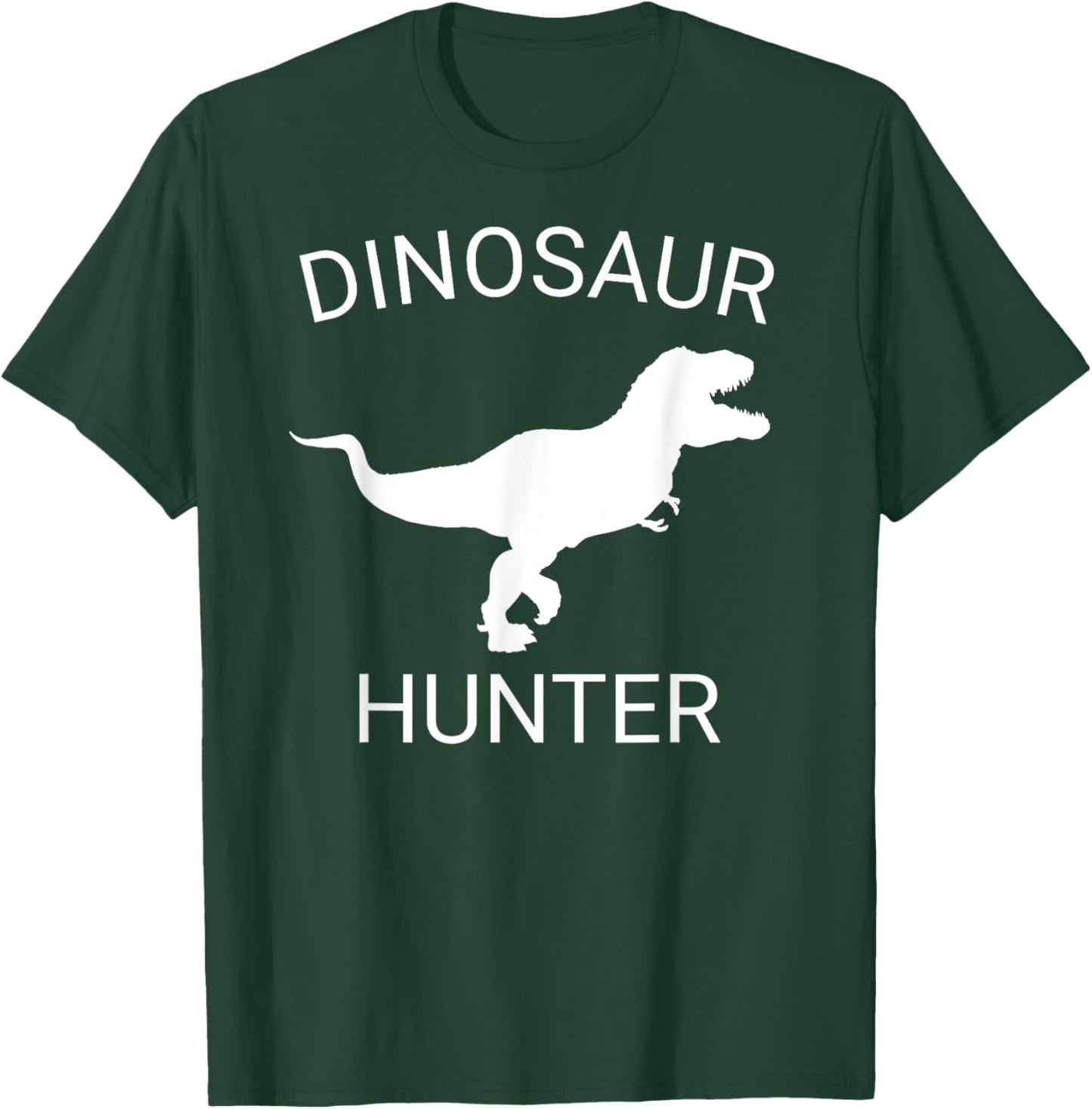 Dinosaur Hunter T-Rex T-Shirt - T-Shirt | Forest
