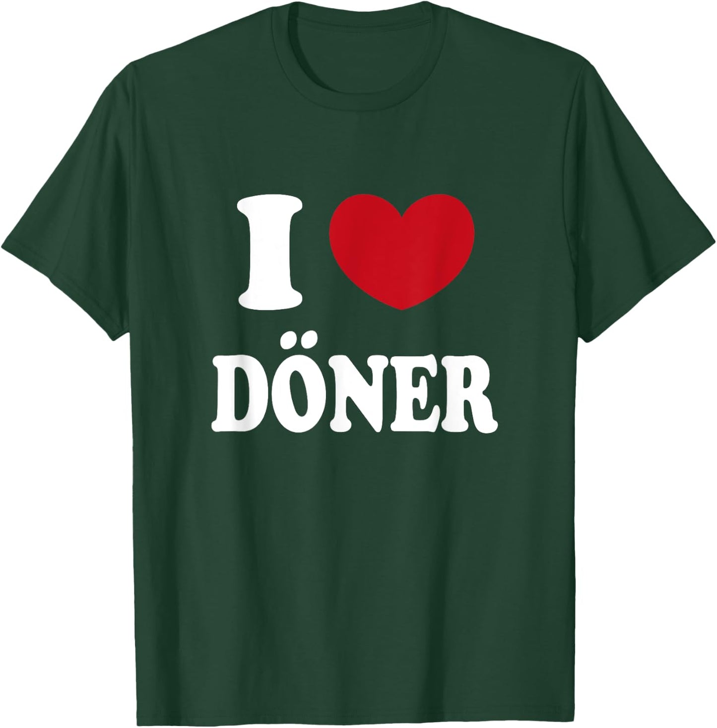 I Love Doner , black T-Shirt - T-Shirt | Forest