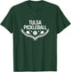 Tulsa Oklahoma Pickleball - Paddle & Ball Laurel Design T-Shirt - T-Shirt | Forest