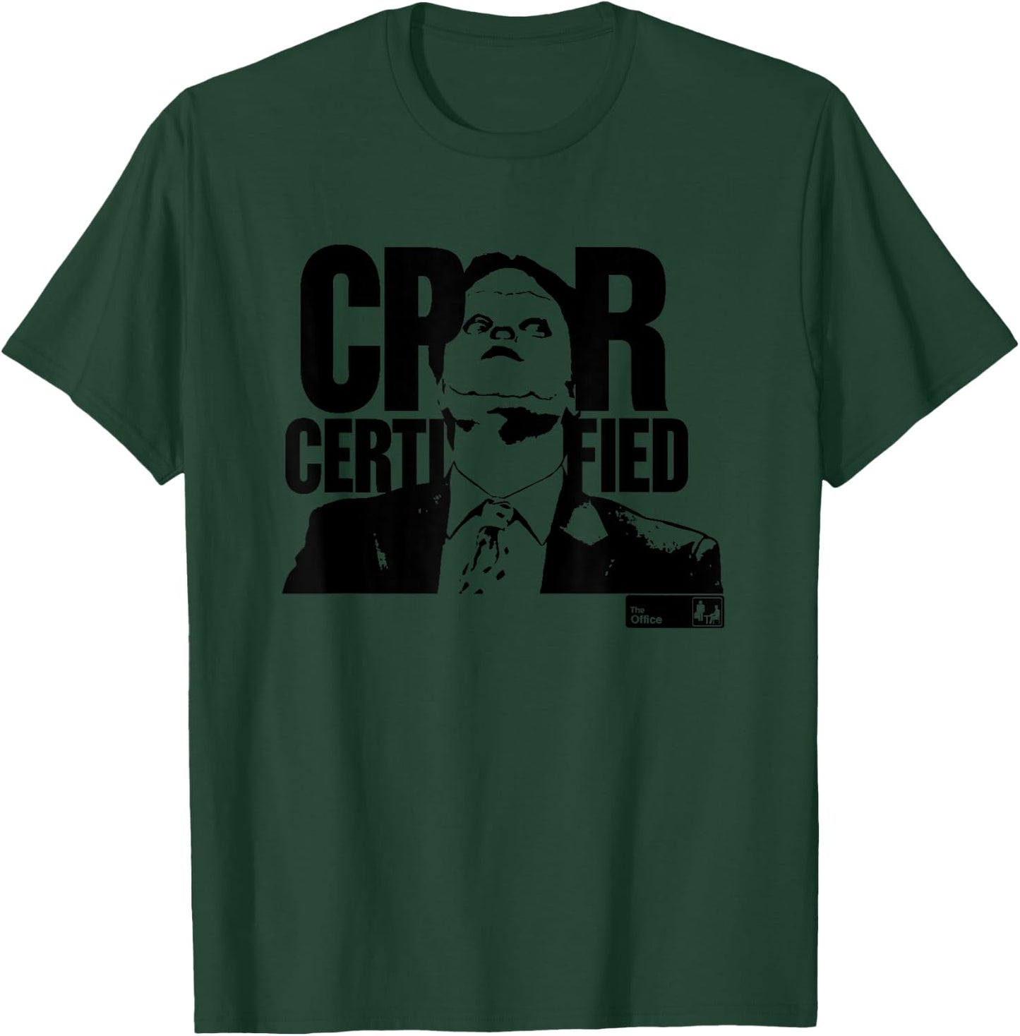 The Office Halloween CPR Certified Dwight Schrute T-Shirt - T-Shirt | Forest