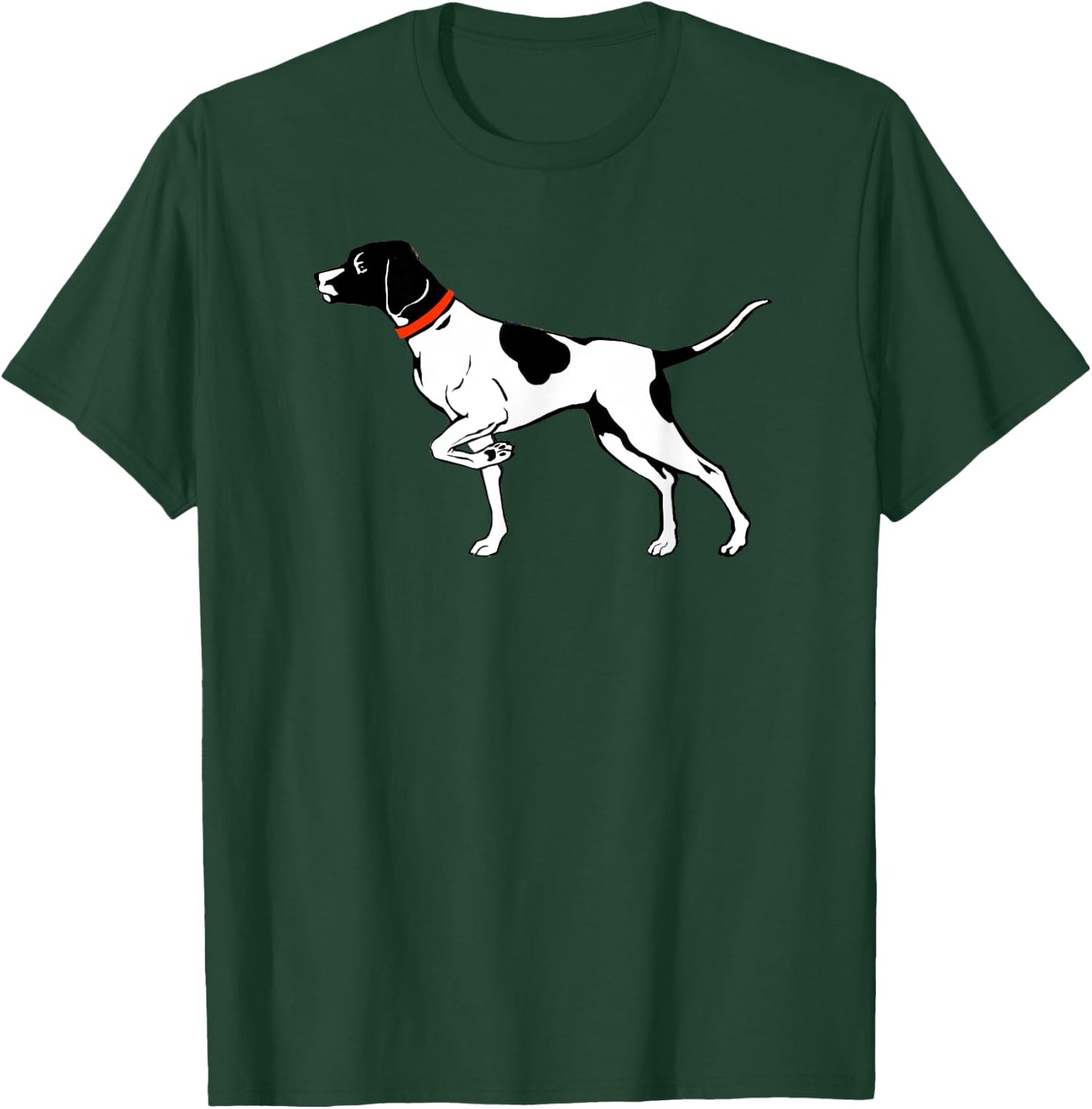 Pointer Dog Shirt English Pointer Pointing Bird Dog Women Girls Kids T-Shirt - T-Shirt | Forest