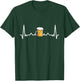 Beer Drinking Alcohol Heartbeat Gift T-Shirt - T-Shirt | Forest
