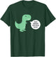 Funny Poker T-Rex Can't Deal T-Shirt - T-Shirt | Forest