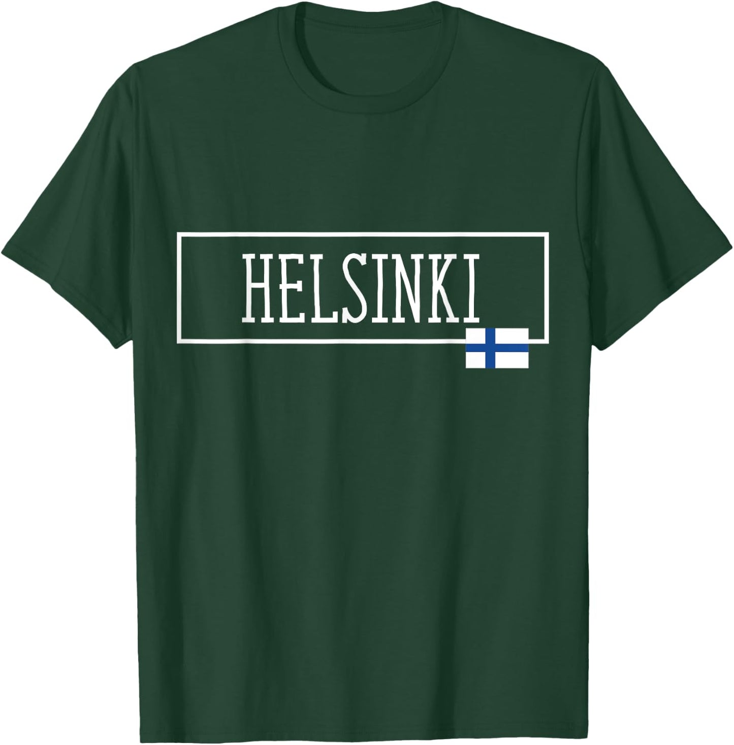 Helsinki Finlande Country Family Trip Suomalaiset Voyage Homme T-Shirt - T-Shirt | Forest