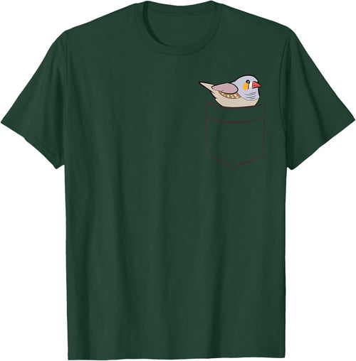 Zebra Finch Bird Lover Cute Zebra Finch In a Pocket