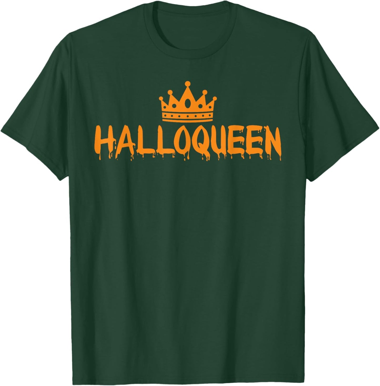 Halloqueen Women's Halloween Crown Queen T-Shirt - T-Shirt | Forest