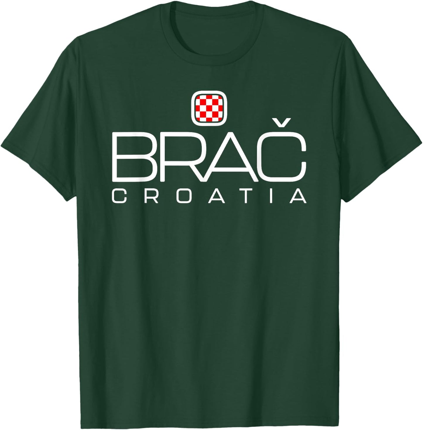 Brac Croatia - Croatian Island Dalmatia Travel Brac Beach T-Shirt - T-Shirt | Forest