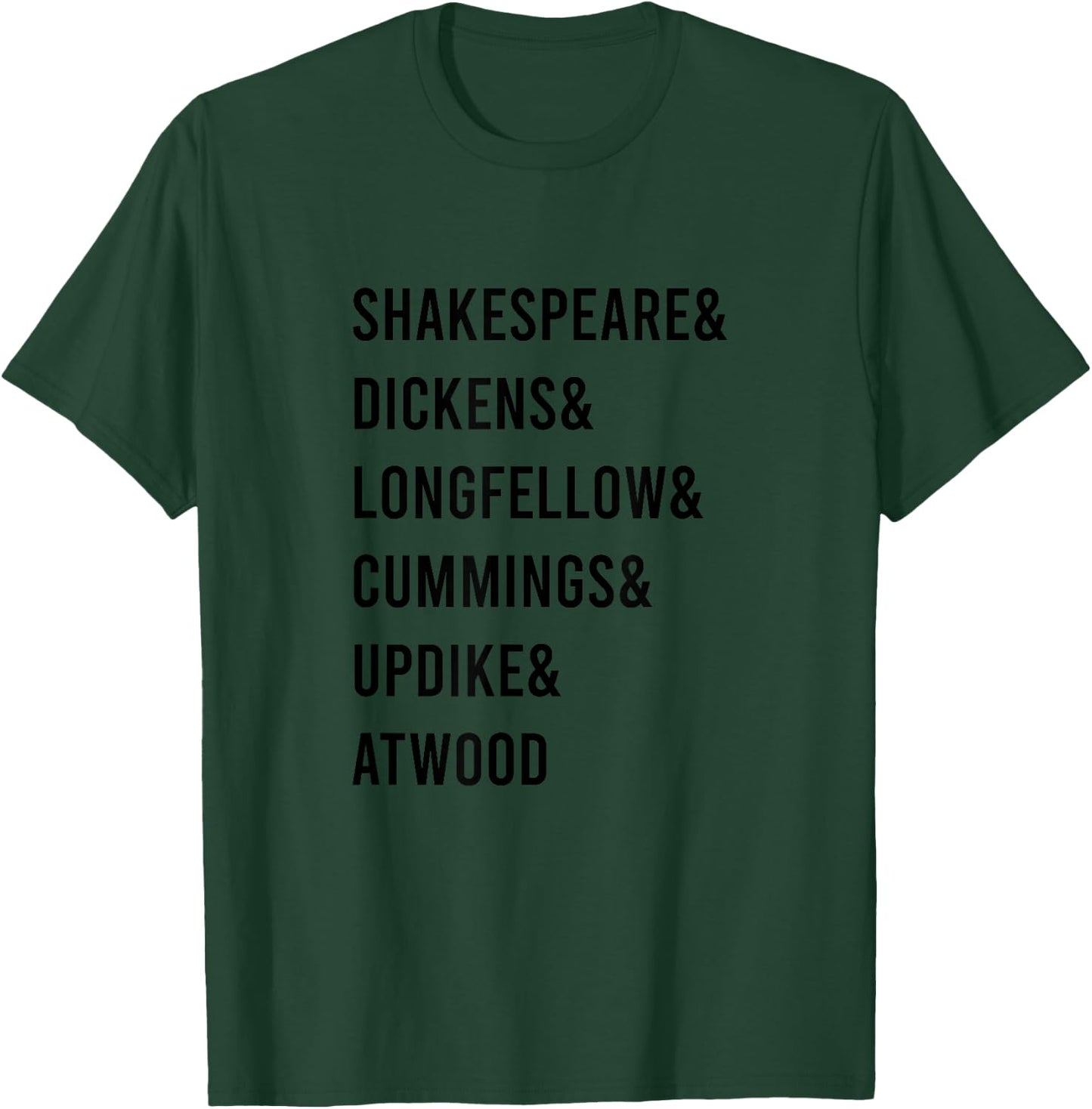 Authors Questionable Names | Writers | Shakespeare | Atwood T-Shirt - T-Shirt | Forest