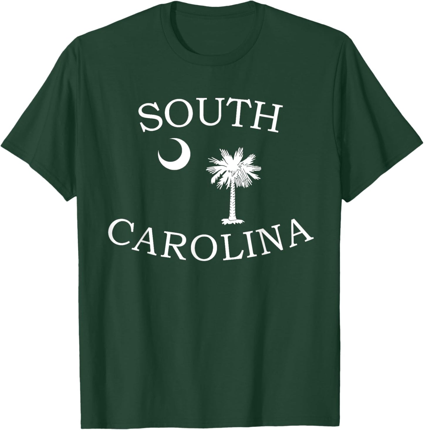 South Carolina State Flag Shirt Moon & Palmetto Tree T-Shirt - T-Shirt | Forest
