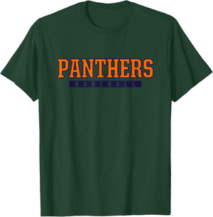 Oswego Panthers Baseball T-Shirt - T-Shirt | Forest