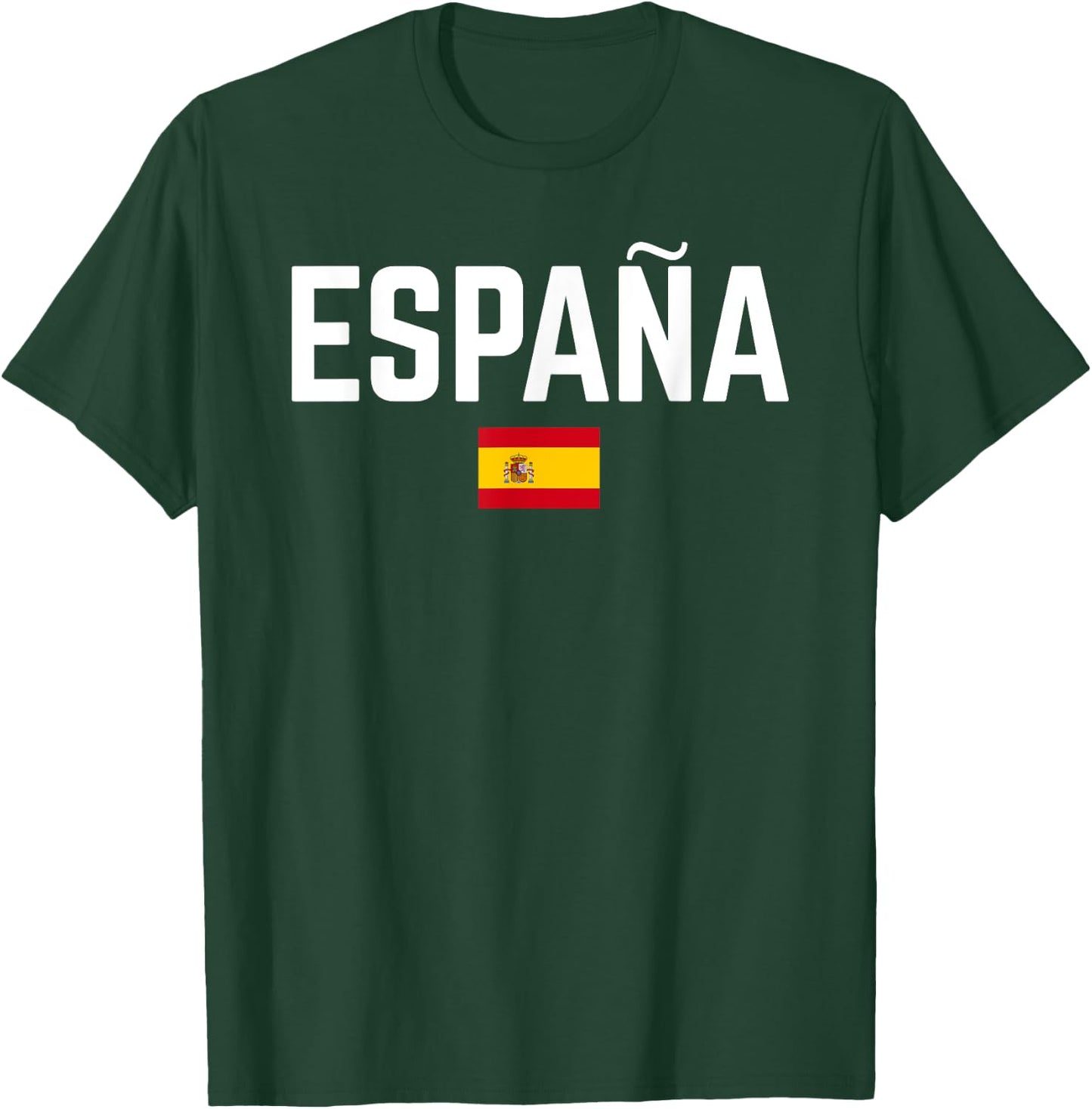 ESPAÑA SPAÑA Flag | Men Women Kids SPAIN , Black, S T-Shirt - T-Shirt | Forest