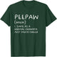 Peepaw Grandpa Definition Grandfather Funny T-Shirt - T-Shirt | Forest