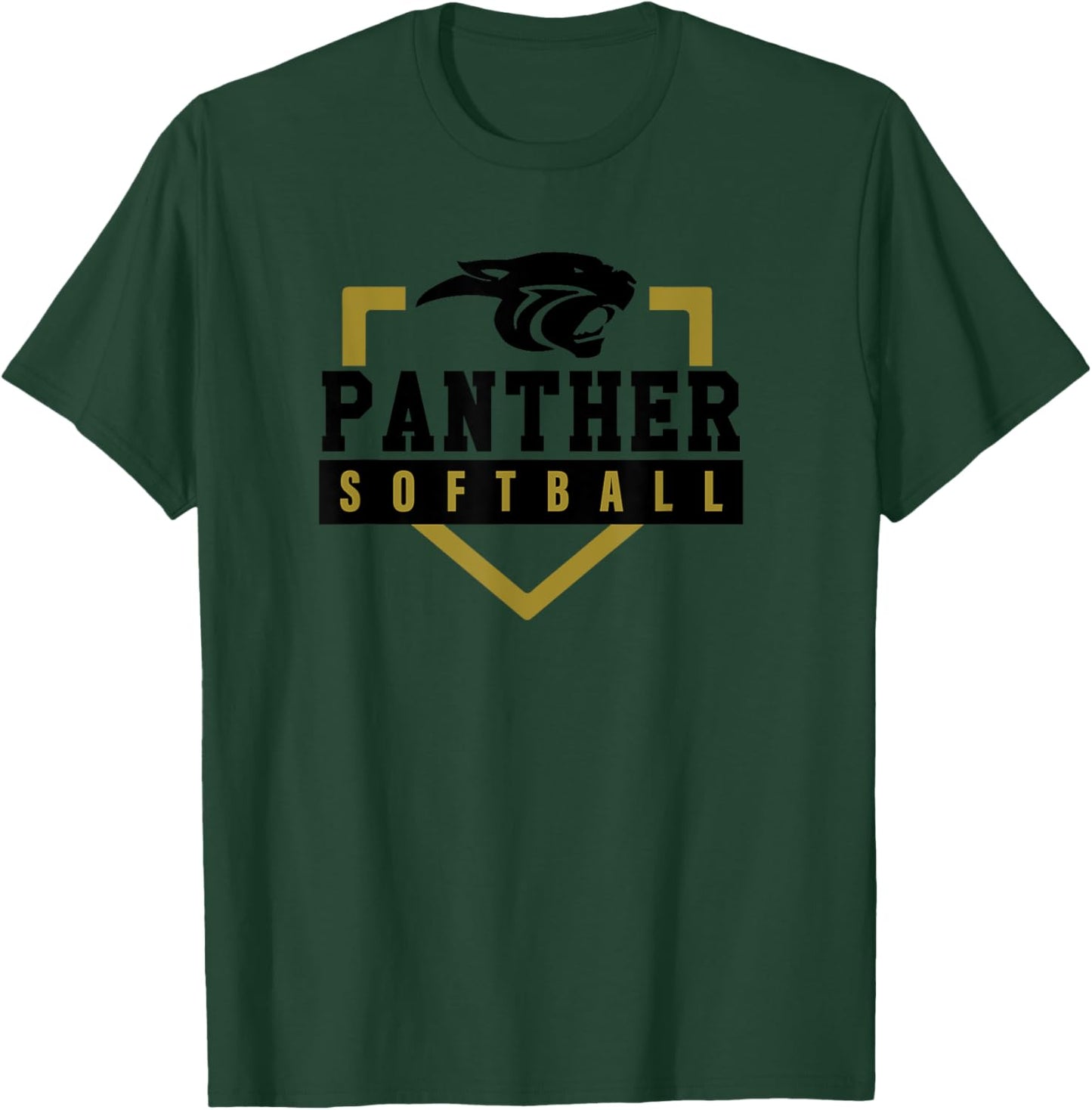 AS Corydon Panther Softball Sports T-Shirt - T-Shirt | Forest