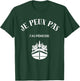 I can't, I have a barge. , Black, S T-Shirt - T-Shirt | Forest
