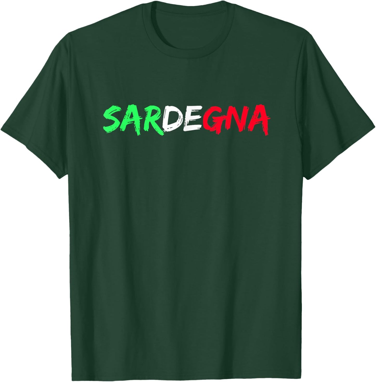 Flag Italy City Sardinia T-Shirt - T-Shirt | Forest