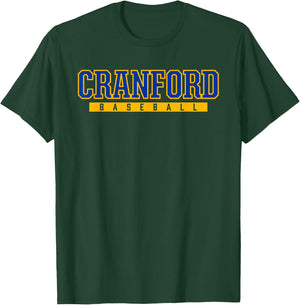 Cranford High School Baseball T-Shirt - T-Shirt | Forest