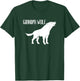 Grandpa Wolf Shirt, Matching Family, Halloween, Grandpa Gift T-Shirt - T-Shirt | Forest
