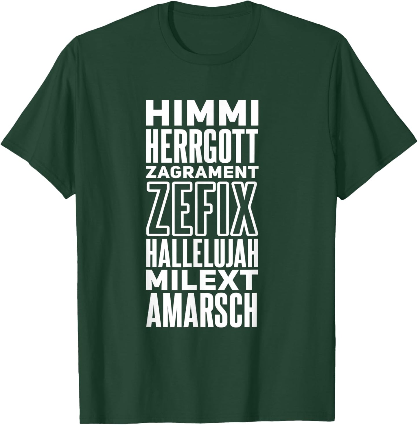 Witziges bayerisches Dialekt Spruch Motiv für Bayern T-Shirt - T-Shirt | Forest