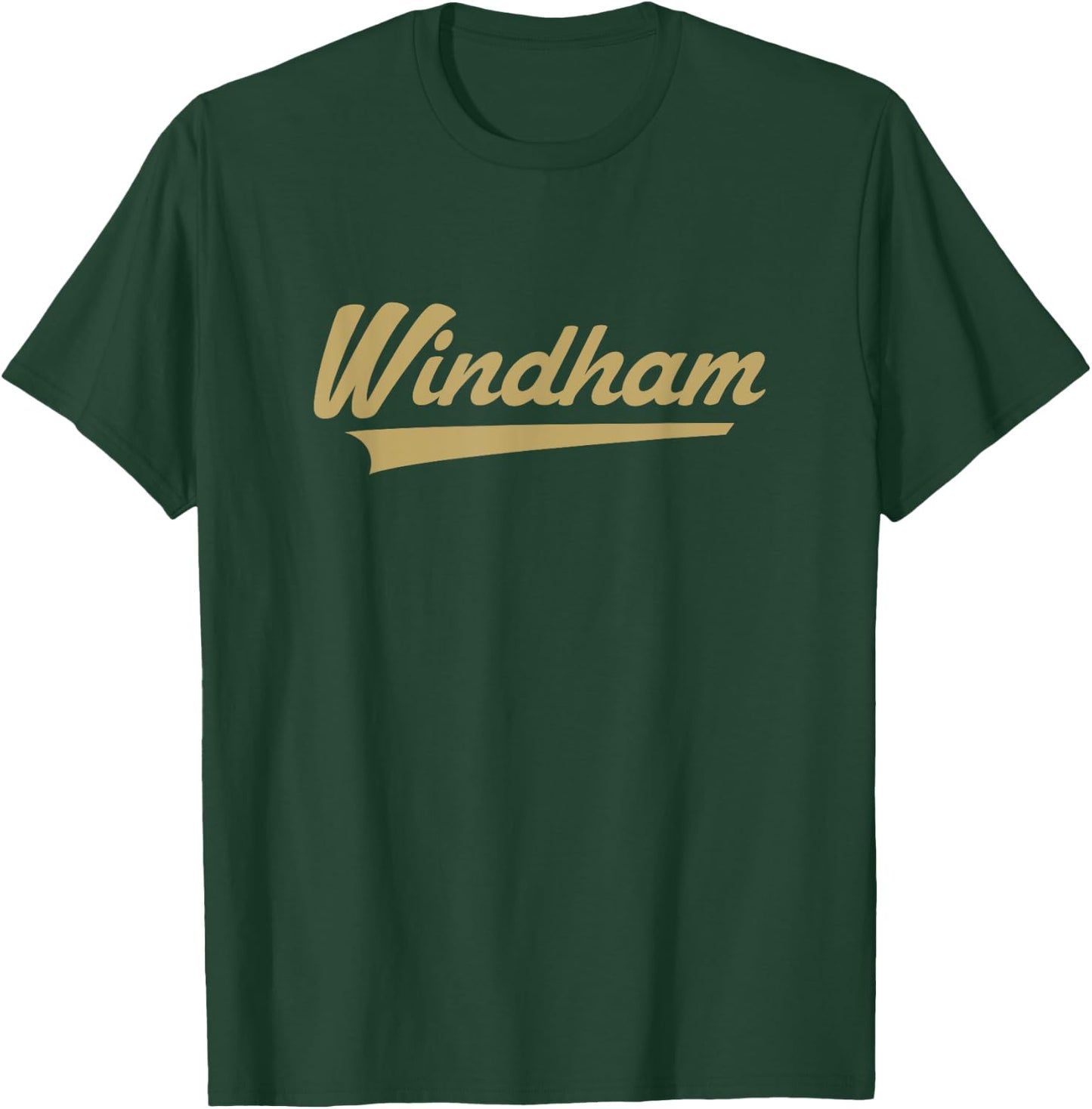 Windham High School Vintage Swoosh T-Shirt - T-Shirt | Forest