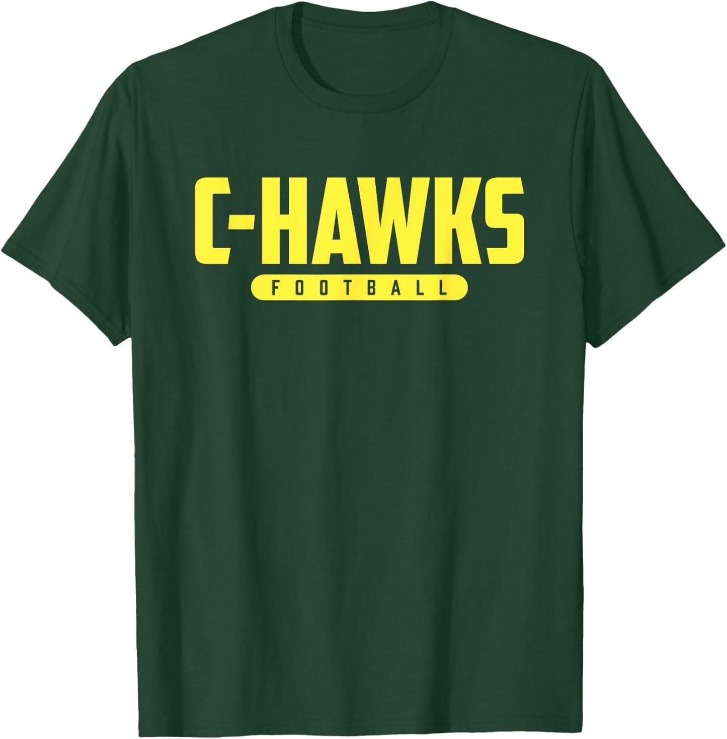 Canton C-Hawks Football T-Shirt - T-Shirt | Forest