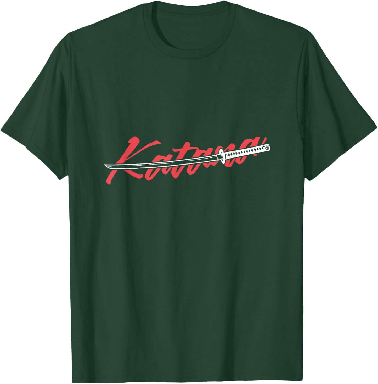Katana Samurai Sword T-Shirt - T-Shirt | Forest