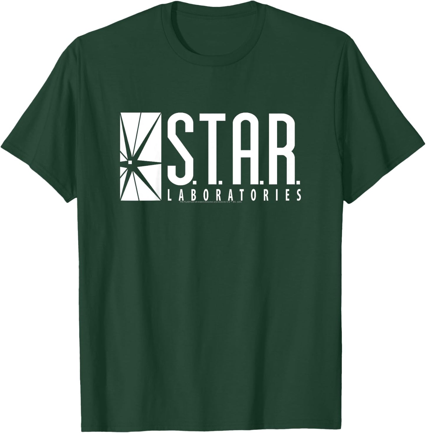 Kids DC Comics Flash Star Labs Logo White Camiseta , Black, 2 T-Shirt - T-Shirt | Forest