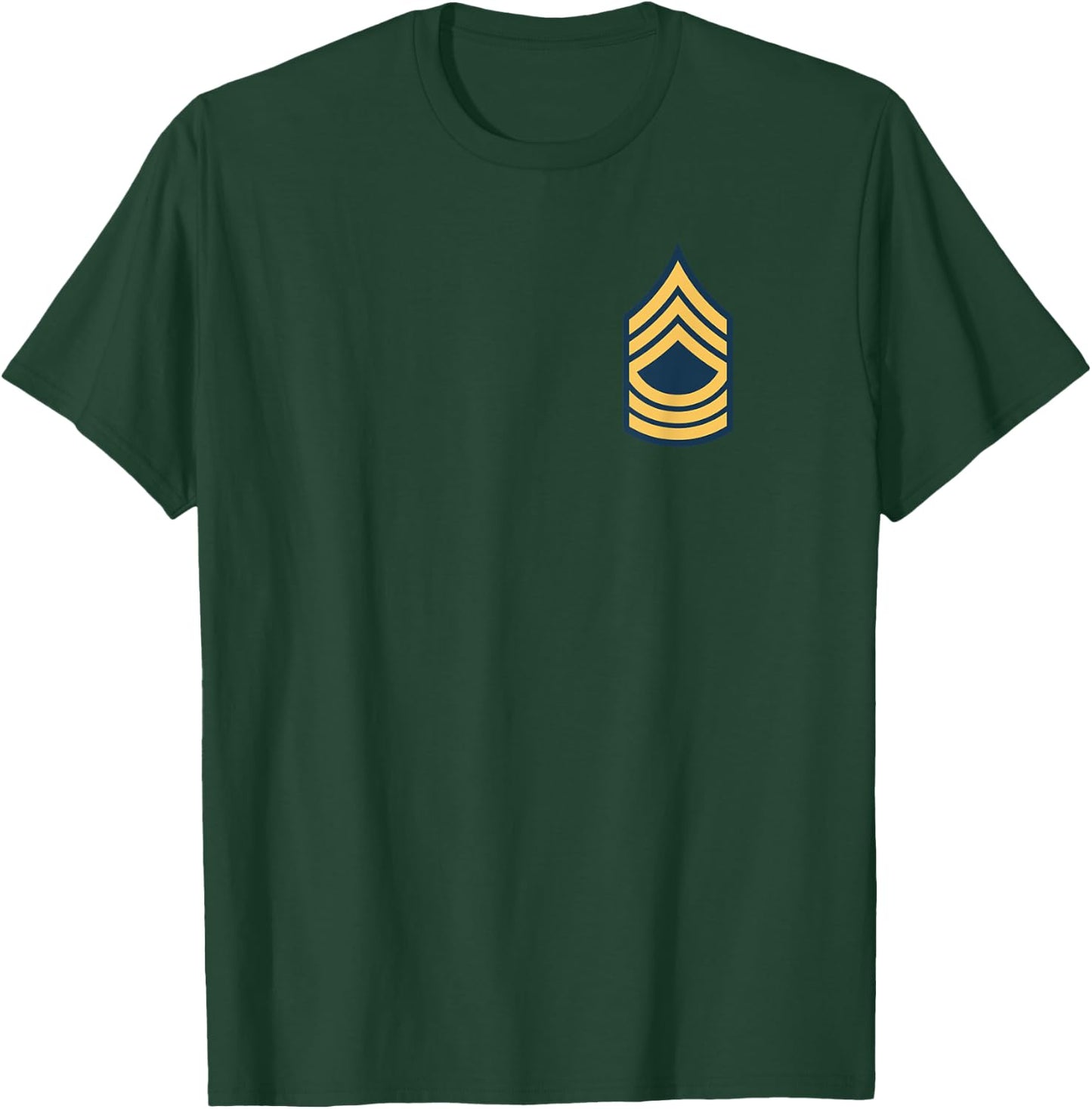 US Army Rank - Master Sergeant (E-8) - MSG chest T-Shirt - T-Shirt | Forest