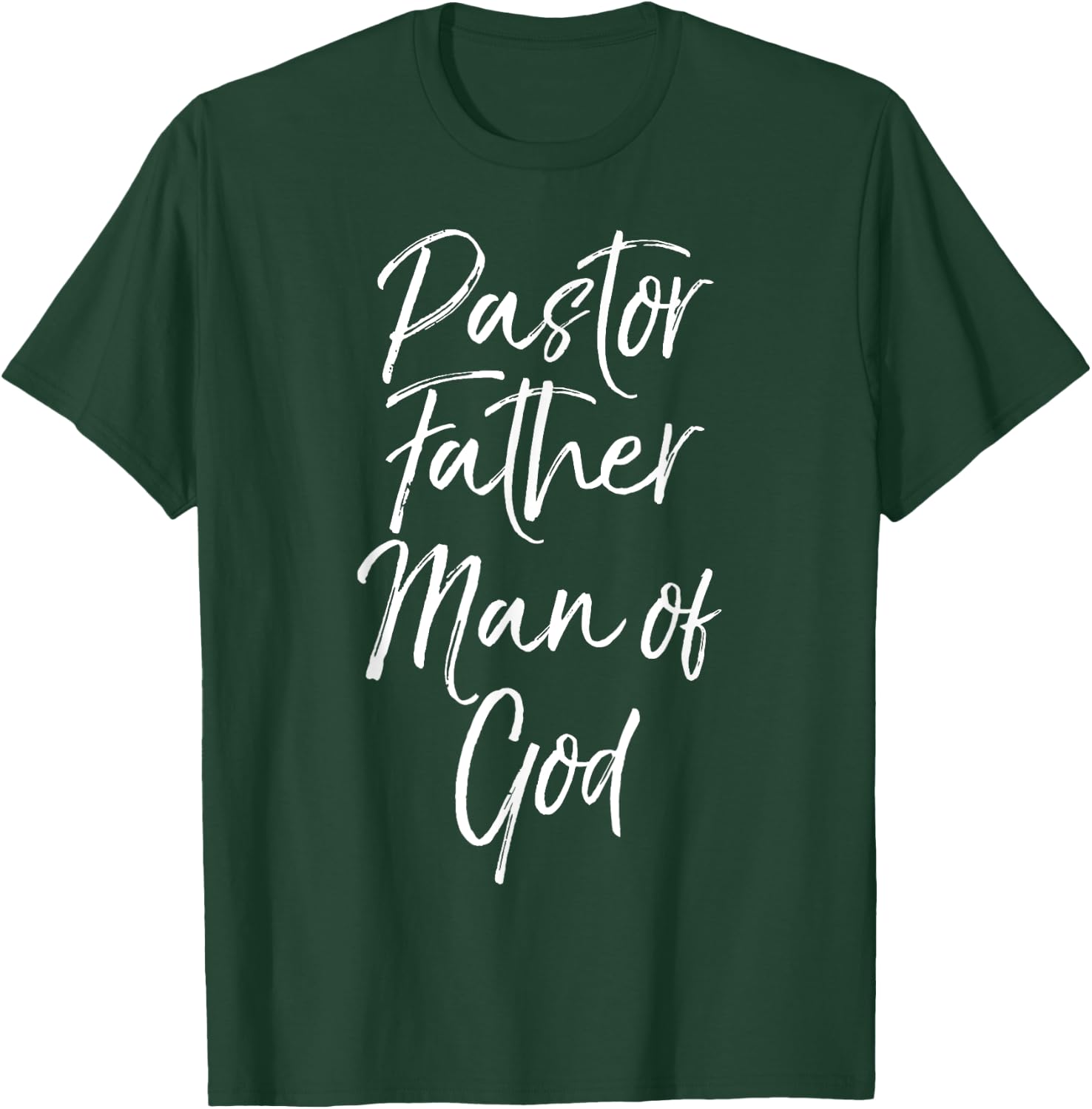 Christian Dad Gift from Wife Cute Pastor Father Man of God T-Shirt - T-Shirt | Forest