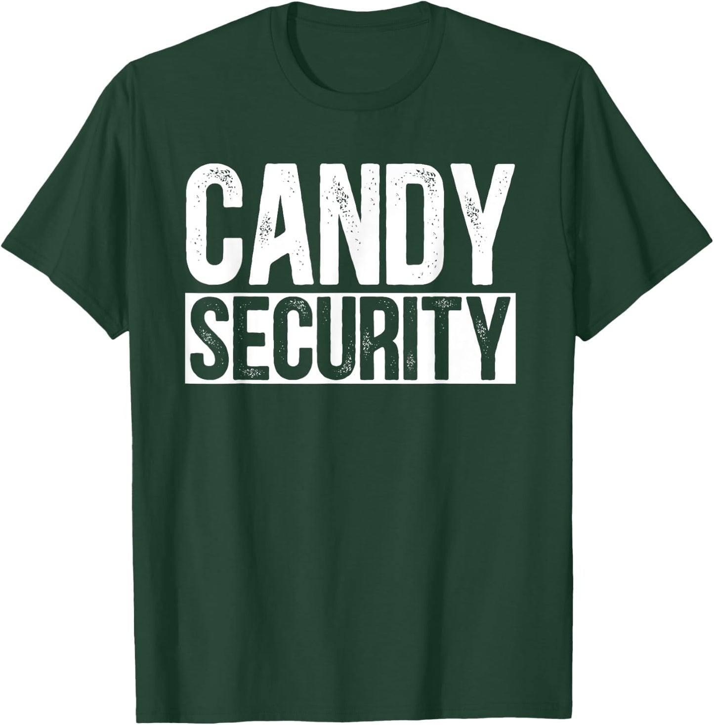 Candy Security Spooky Candy Costume Halloween T-Shirt - T-Shirt | Forest