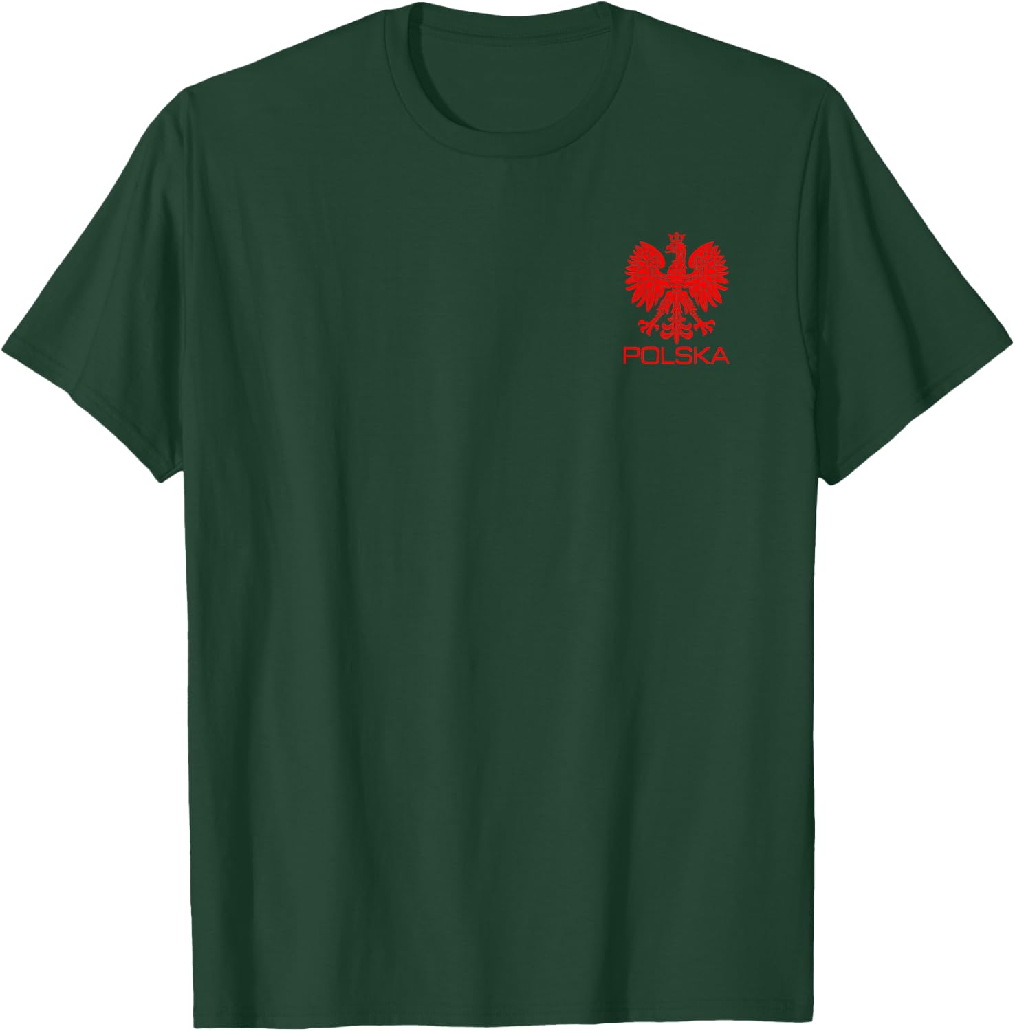 Polska Poland Eagle Symbol Polish Flag Coat of Arms Emblem , Black, S T-Shirt - T-Shirt | Forest
