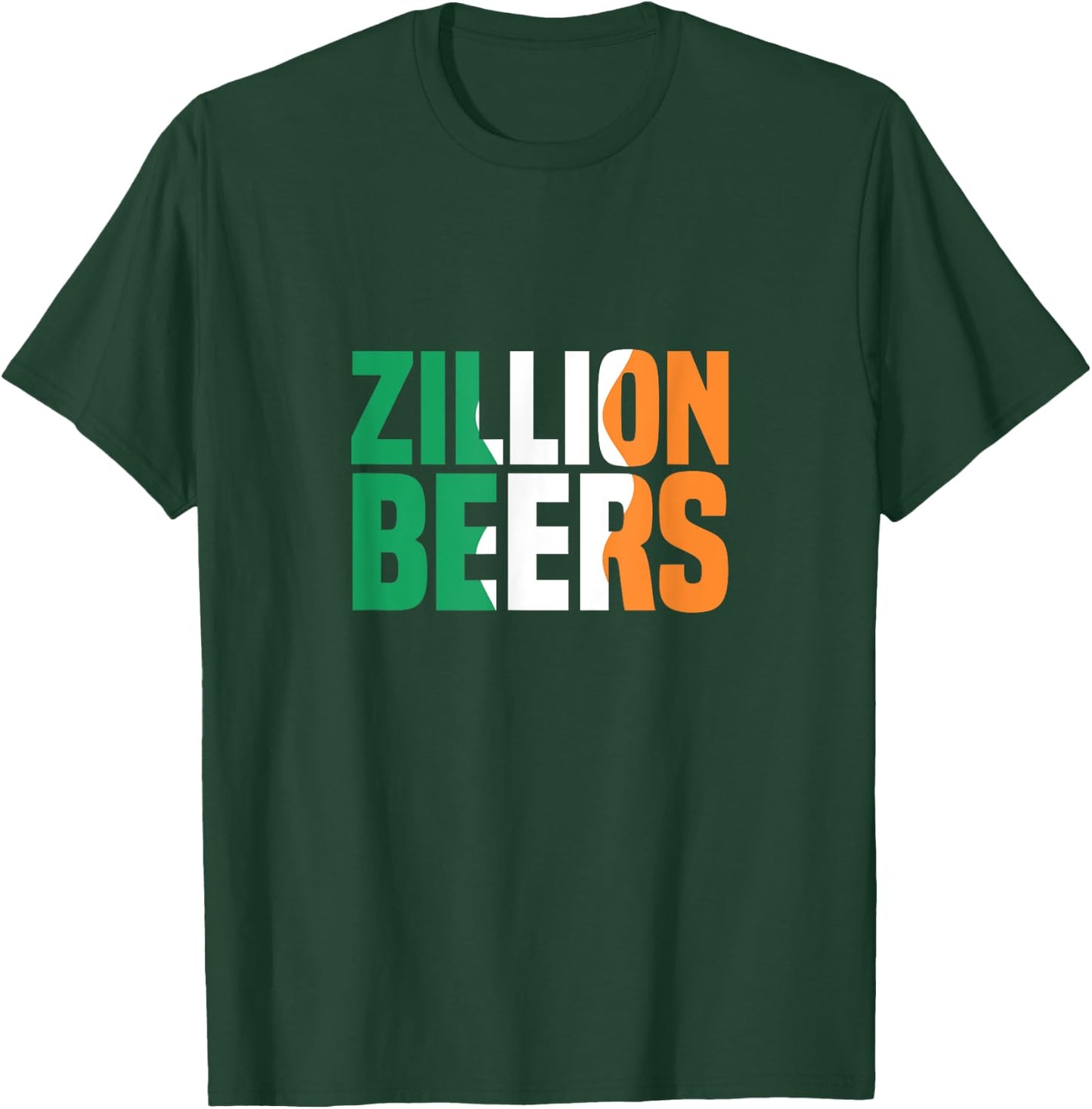Barstool Sports Zillion Beers Saint Patrick's Day T-Shirt - T-Shirt | Forest