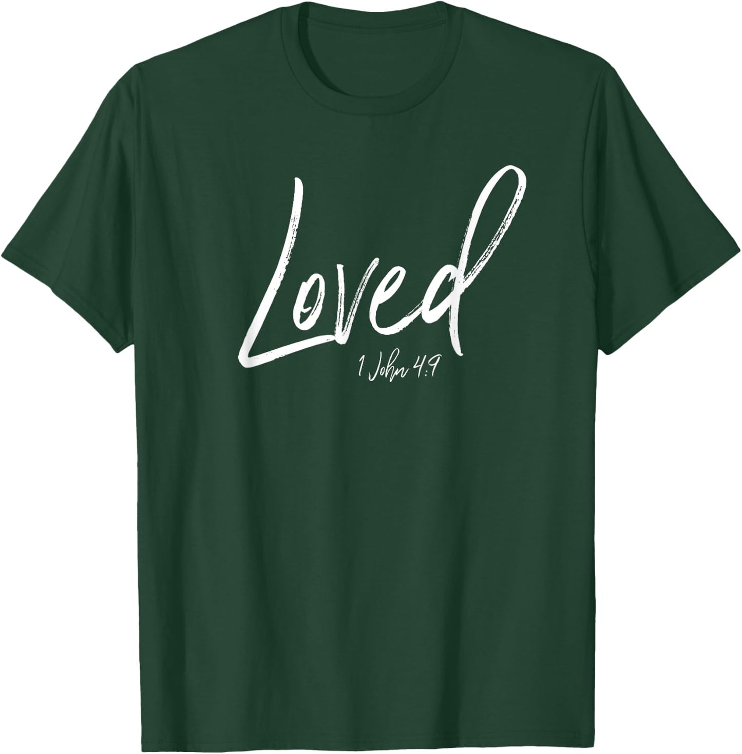 I Am Loved You Are Loved Shirt Christian Jesus Cares Gift T-Shirt - T-Shirt | Forest