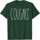 Cougars School Spirit Team Mascot Teacher Gift Women T-Shirt - T-Shirt | Forest