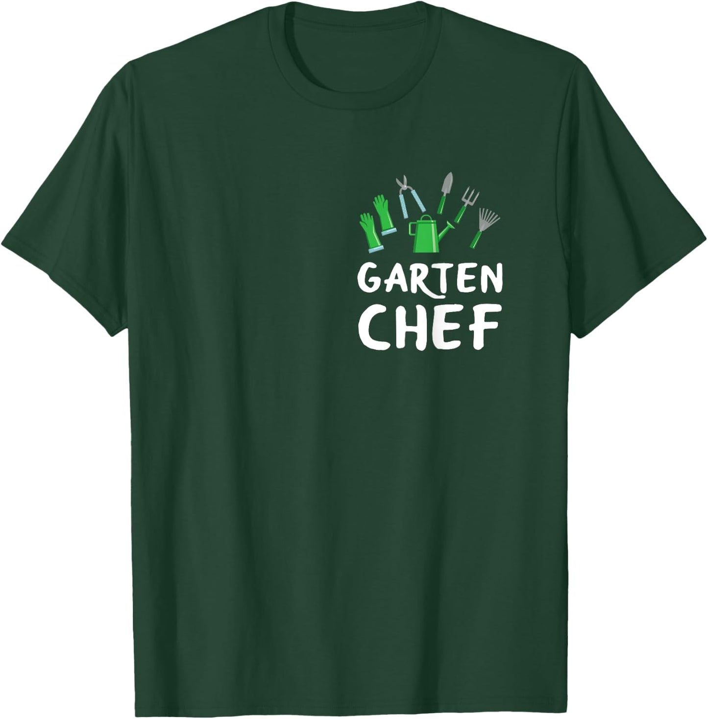 with German Text "Gartenarbeit" T-Shirt - T-Shirt | Forest