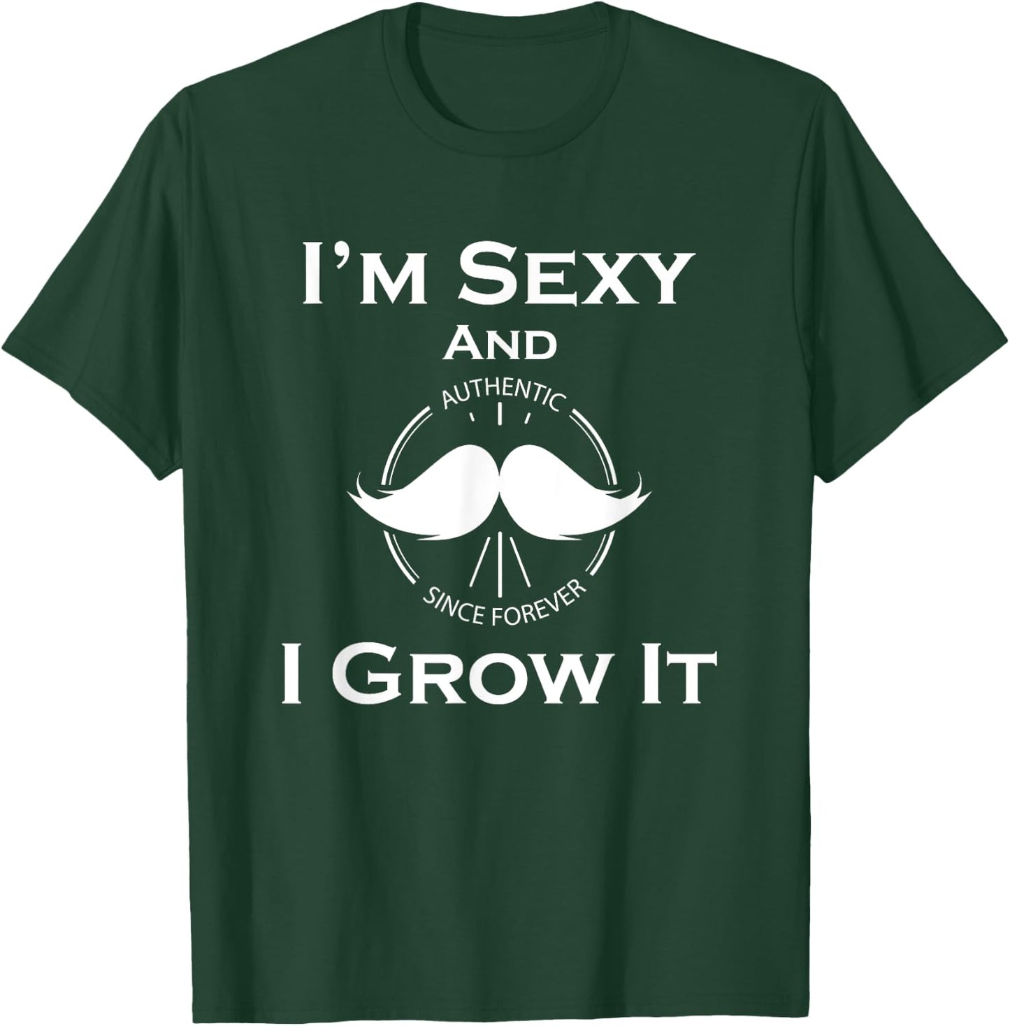 Mustache Moustache Shirt Gift Husband Boyfriend Uncle T-Shirt - T-Shirt | Forest