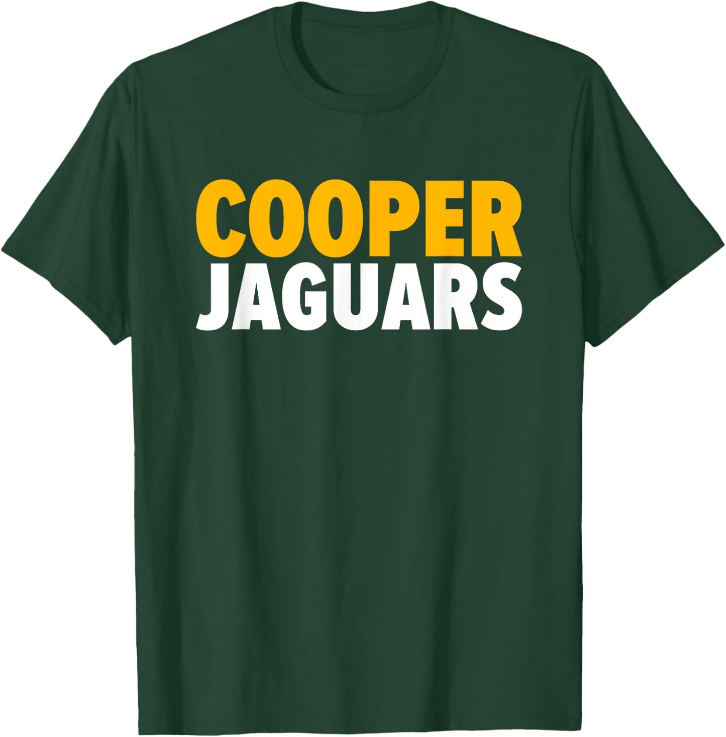 Cooper Jaguars Bold T-Shirt - T-Shirt | Forest