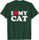 I Love My Cat T-Shirt - T-Shirt | Forest