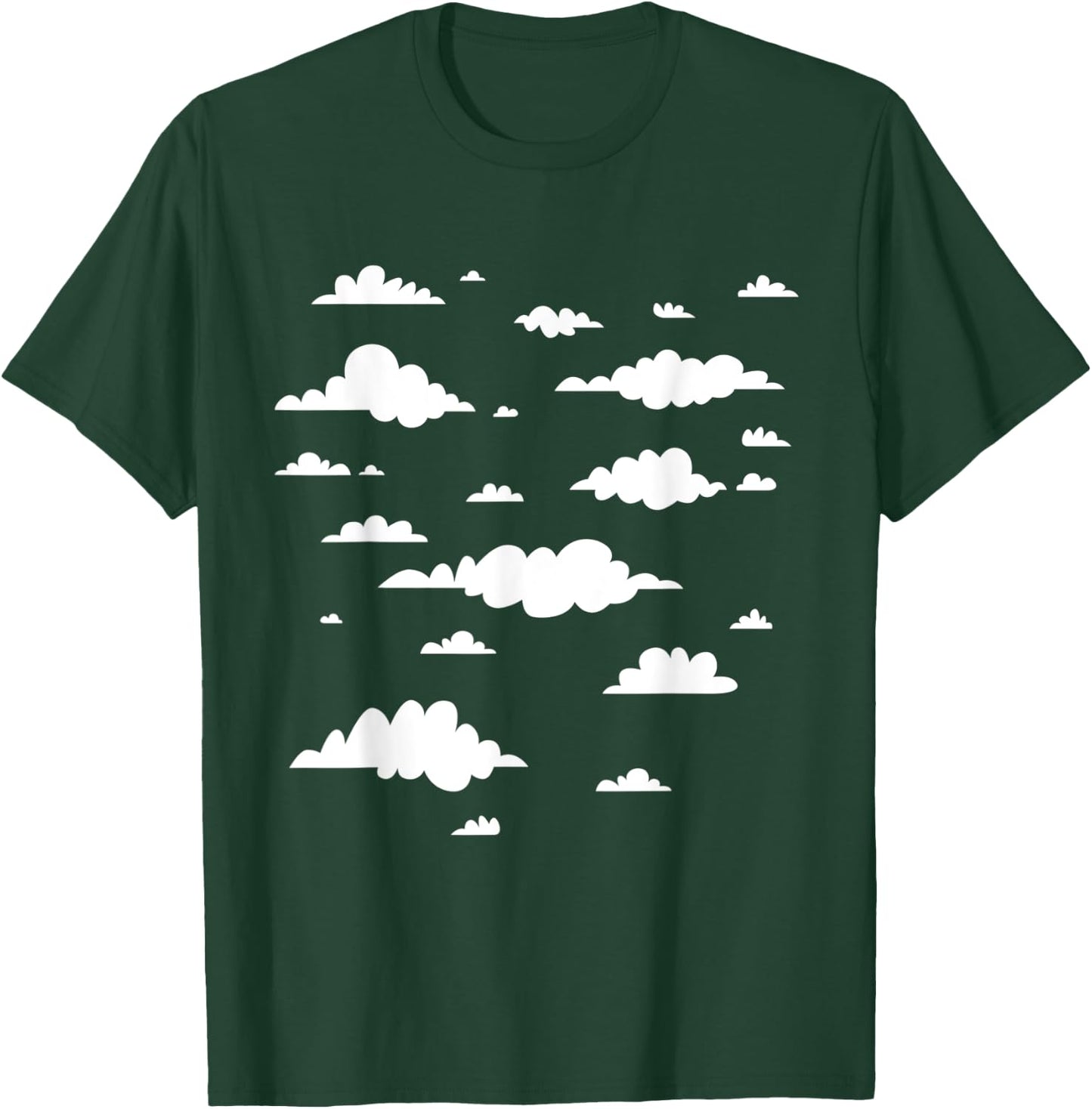 Clouds Pastel core Clothing Kawaii Japanese Style Pastelcore T-Shirt - T-Shirt | Forest