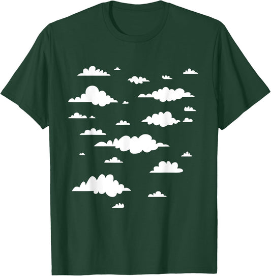 Clouds Pastel core Clothing Kawaii Japanese Style Pastelcore T-Shirt - T-Shirt | Forest