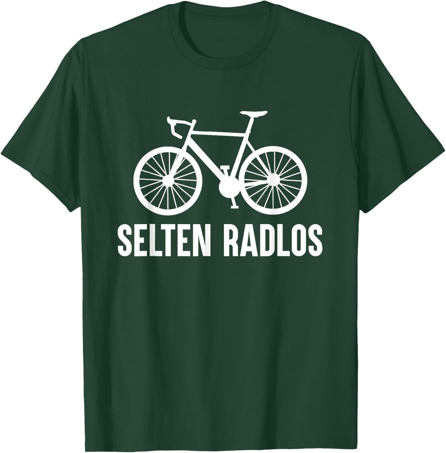 Rare Radlos Cyclist Mountain Bike Road Bike Bicycle , black T-Shirt - T-Shirt | Forest