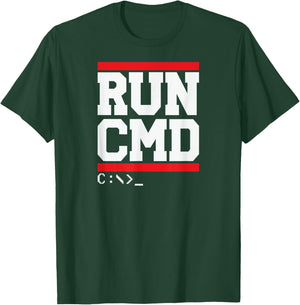 CMD C: Eingabeaufforderung Windows MS DOS cmd.exe Shirt T-Shirt - T-Shirt | Forest