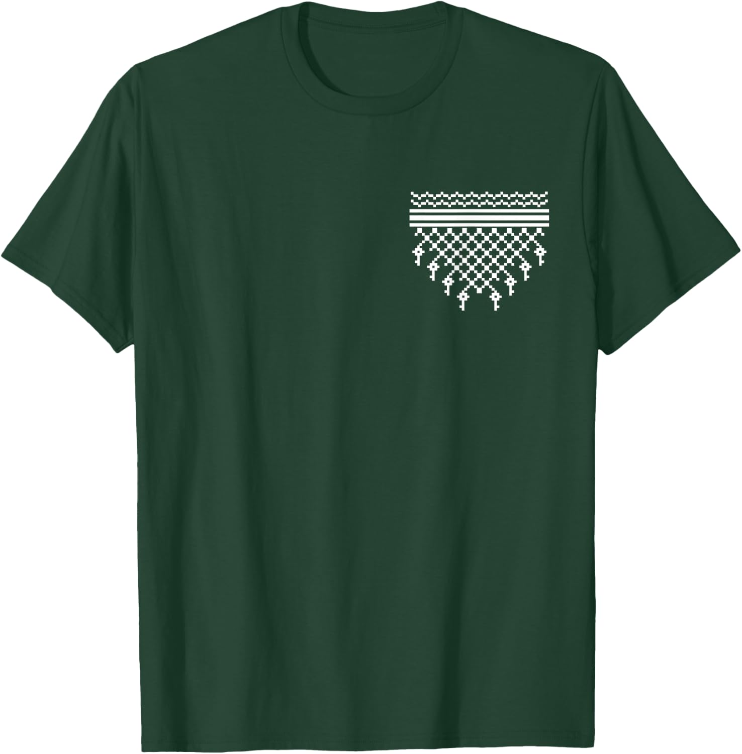 Palestine Keffieh Palestinian Tatreez Key Return Palestine , Black, S T-Shirt - T-Shirt | Forest
