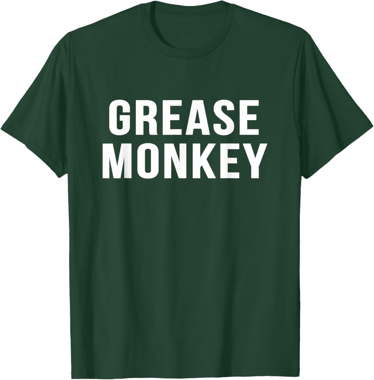 Grease Monkey Novelty Gift Funny Mechanic Shirt T-Shirt - T-Shirt | Forest