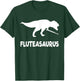 Funny Fluteasaurus Flute Dinosaur (Flute Shirt) T-Shirt - T-Shirt | Forest